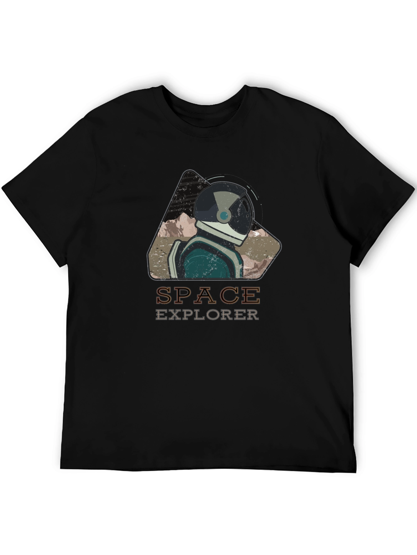 Space Explorer Graphic T-Shirt - Retro Design