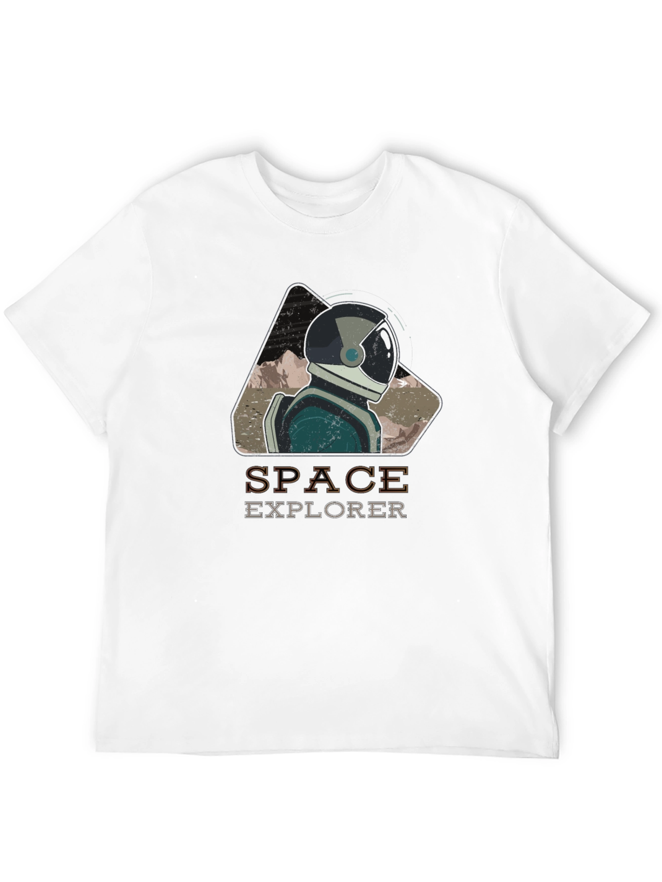 Space Explorer Graphic T-Shirt - Retro Design