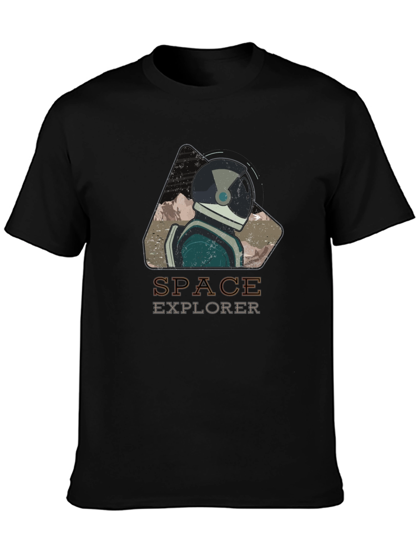 Space Explorer Graphic T-Shirt - Retro Design