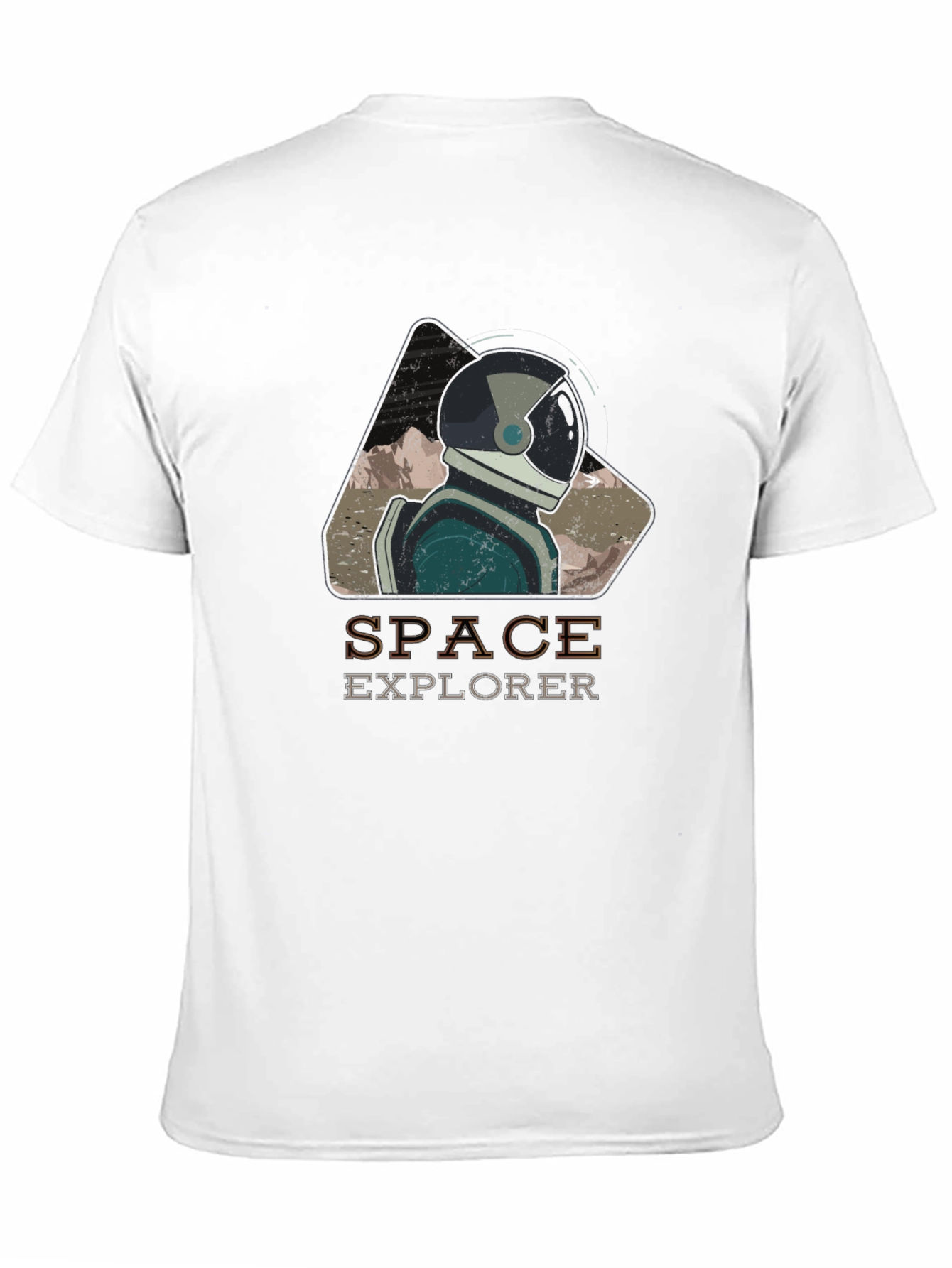 Space Explorer Graphic T-Shirt - Retro Design