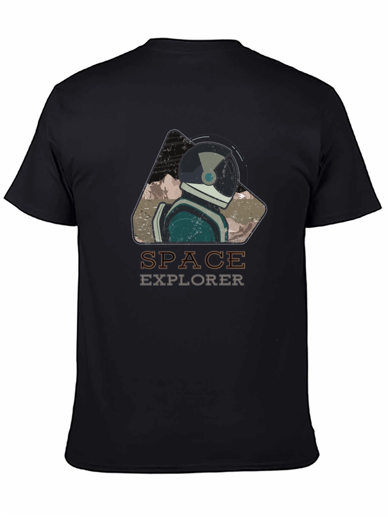 Space Explorer Graphic T-Shirt - Retro Design