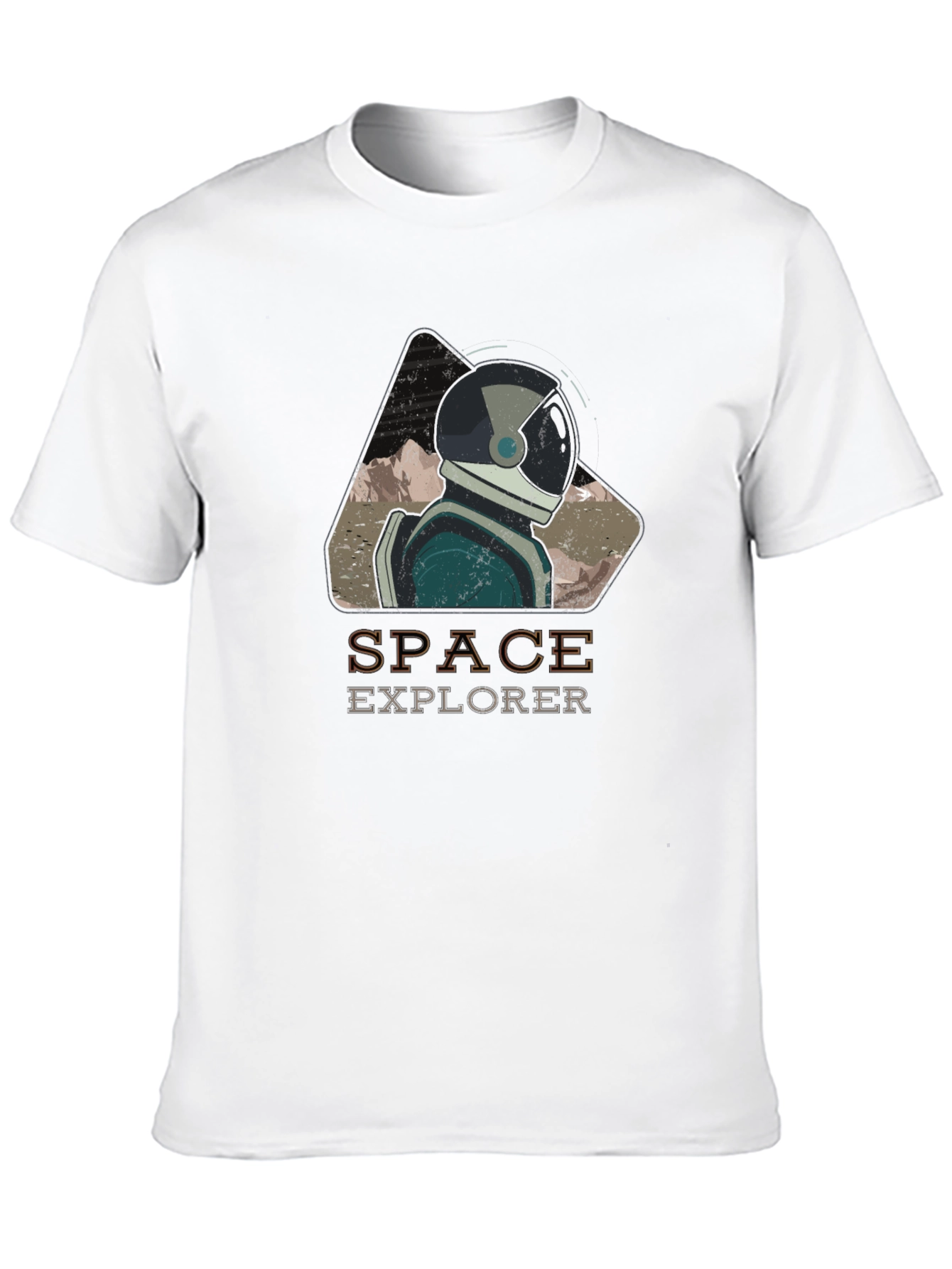 Space Explorer Graphic T-Shirt - Retro Design