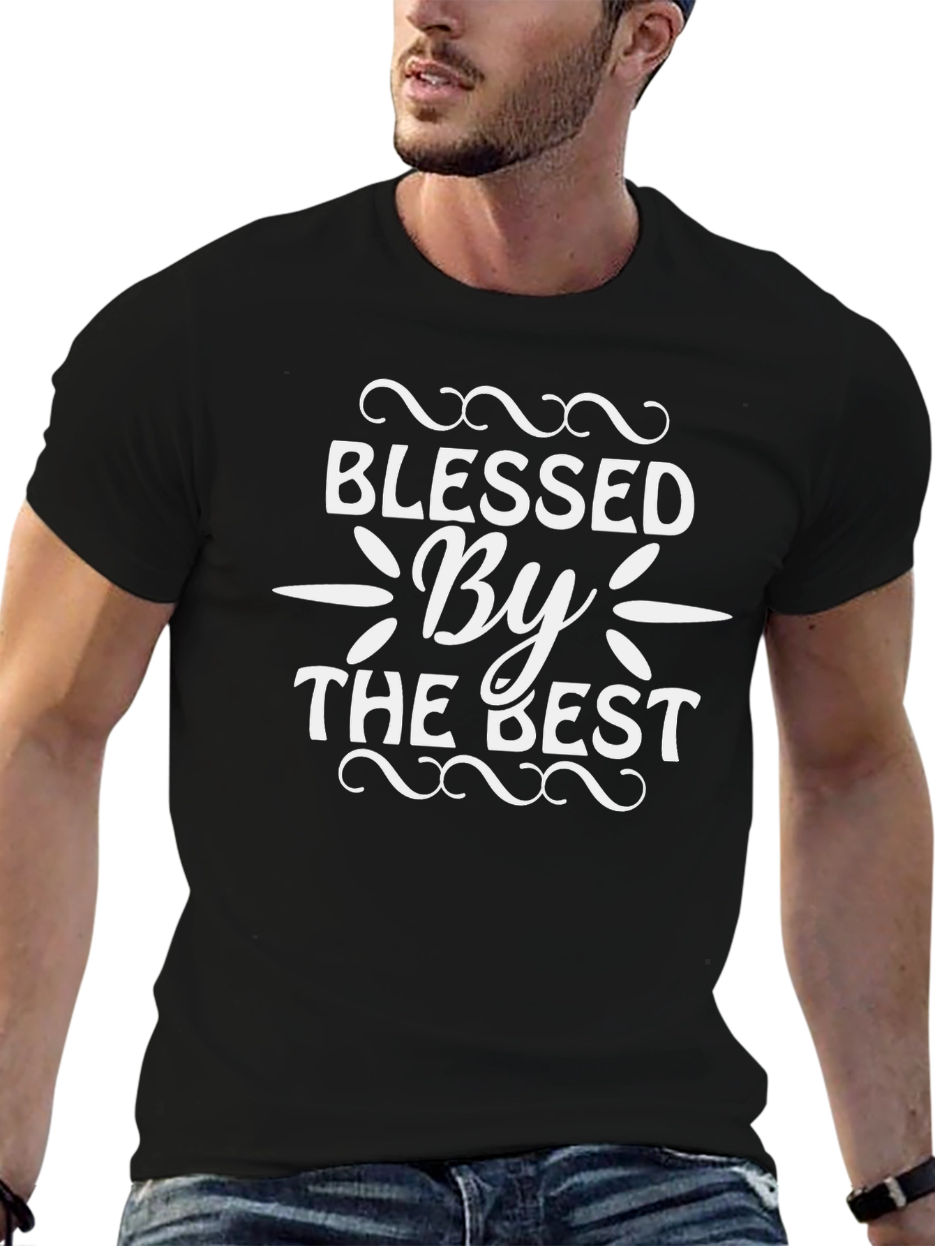 Blessed By The Best Graphic Tee - Black