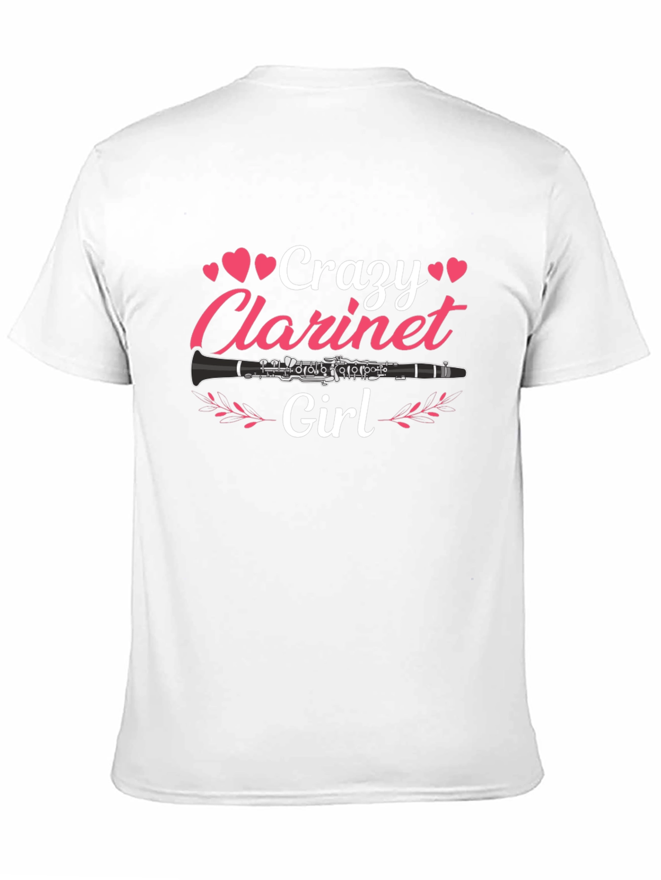Crazy Clarinet Girl Graphic T-Shirt