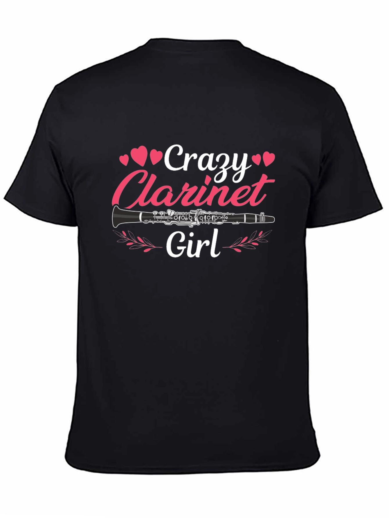 Crazy Clarinet Girl Graphic T-Shirt