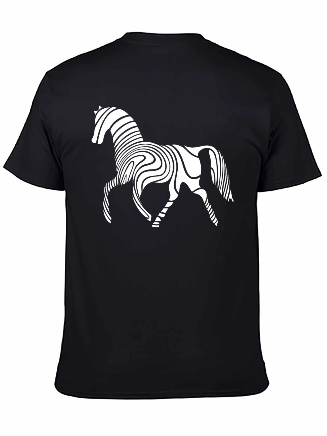 Horse Optical Illusion Graphic Tee