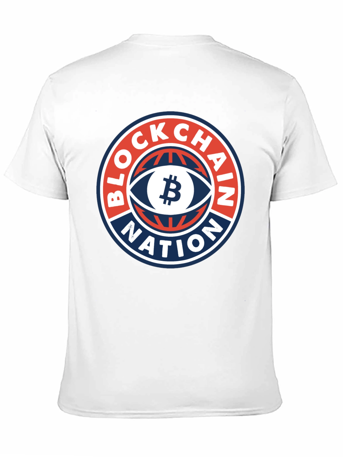 Blockchain Nation Graphic Tee - Black Crypto T-Shirt
