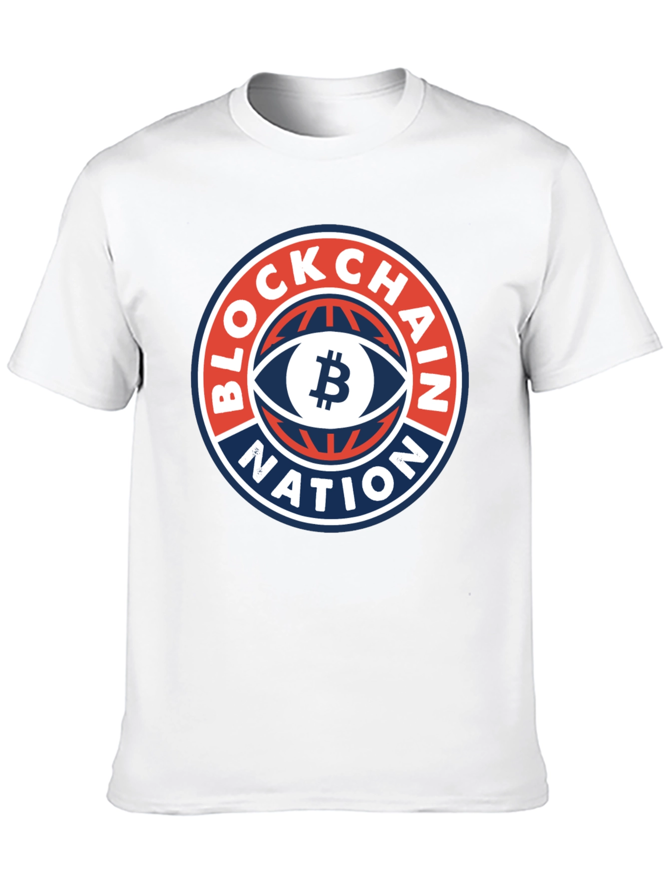 Blockchain Nation Graphic Tee - Black Crypto T-Shirt