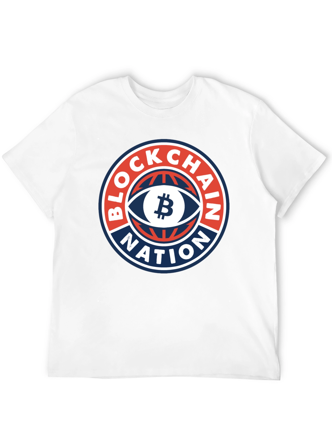 Blockchain Nation Graphic Tee - Black Crypto T-Shirt