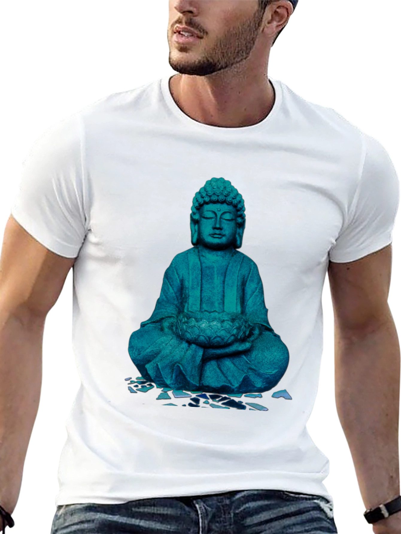 Buddha Graphic T-Shirt - Spiritual Zen Design