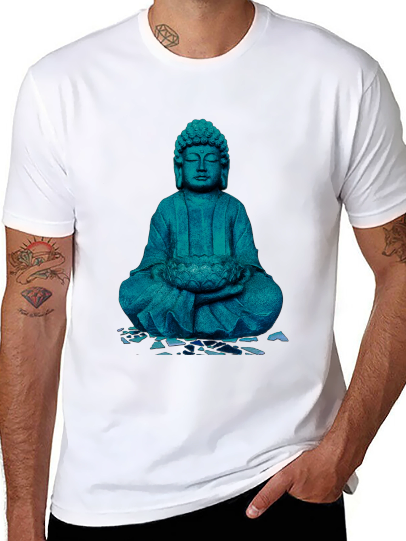 Buddha Graphic T-Shirt - Spiritual Zen Design