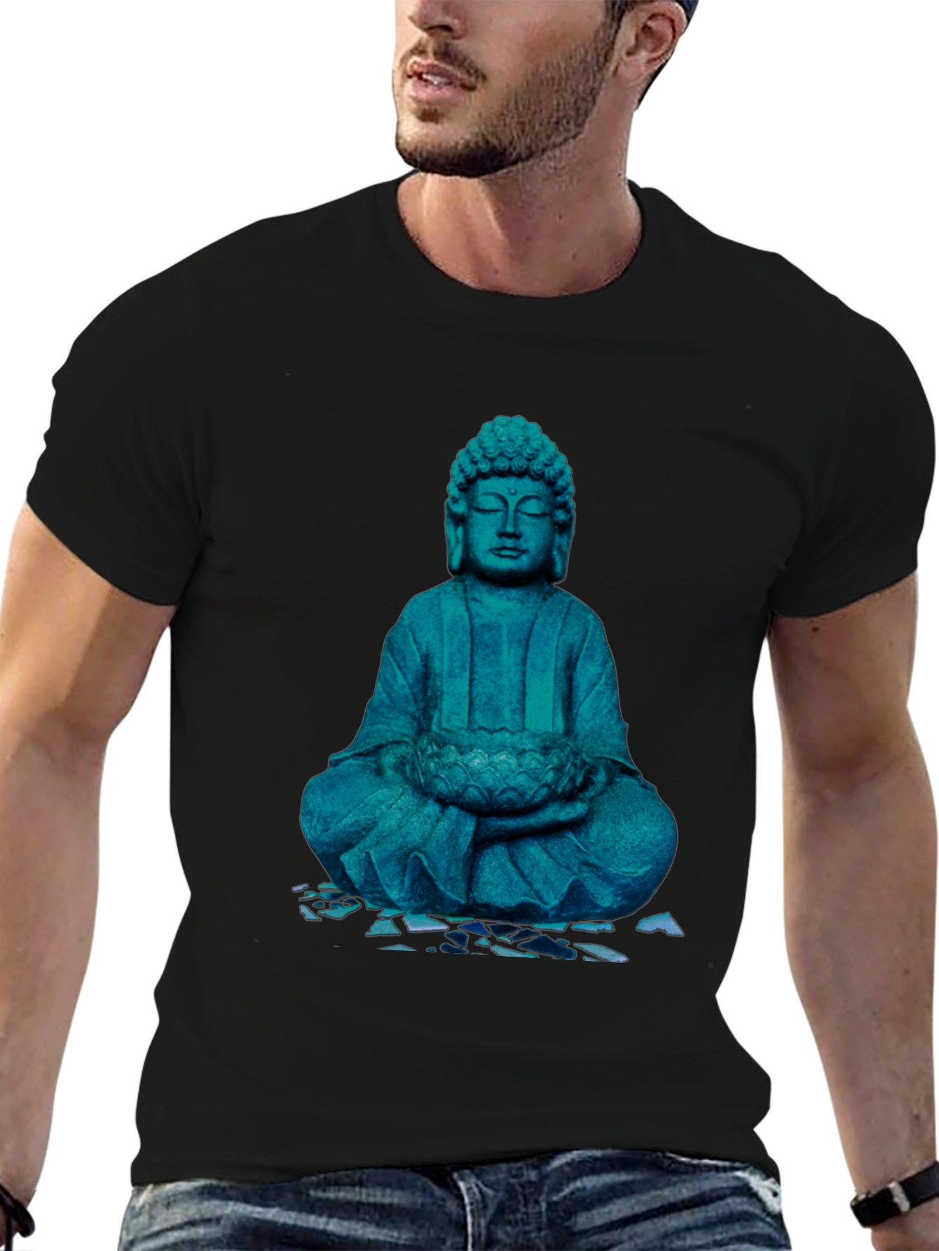Buddha Graphic T-Shirt - Spiritual Zen Design