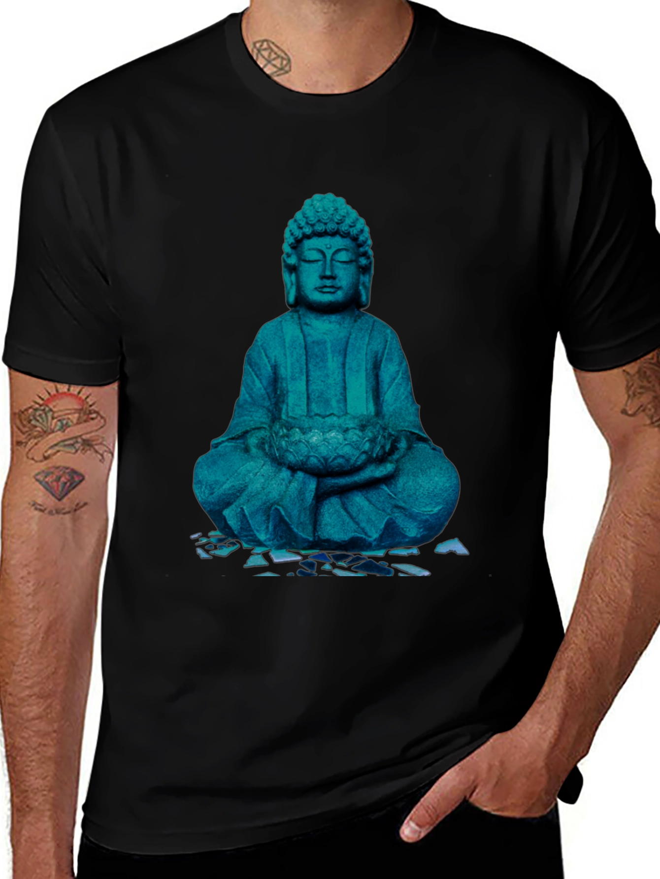 Buddha Graphic T-Shirt - Spiritual Zen Design