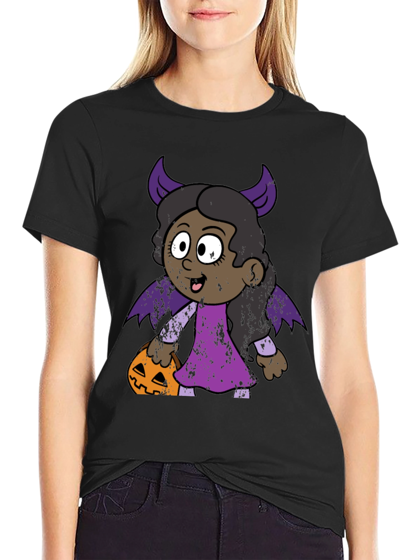 Halloween Devil Girl T-Shirt
