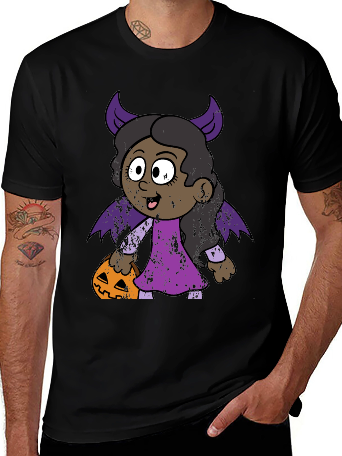 Halloween Devil Girl T-Shirt