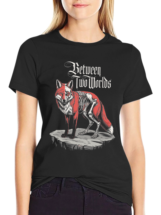 Between Two Worlds Fox Graphic T-Shirt