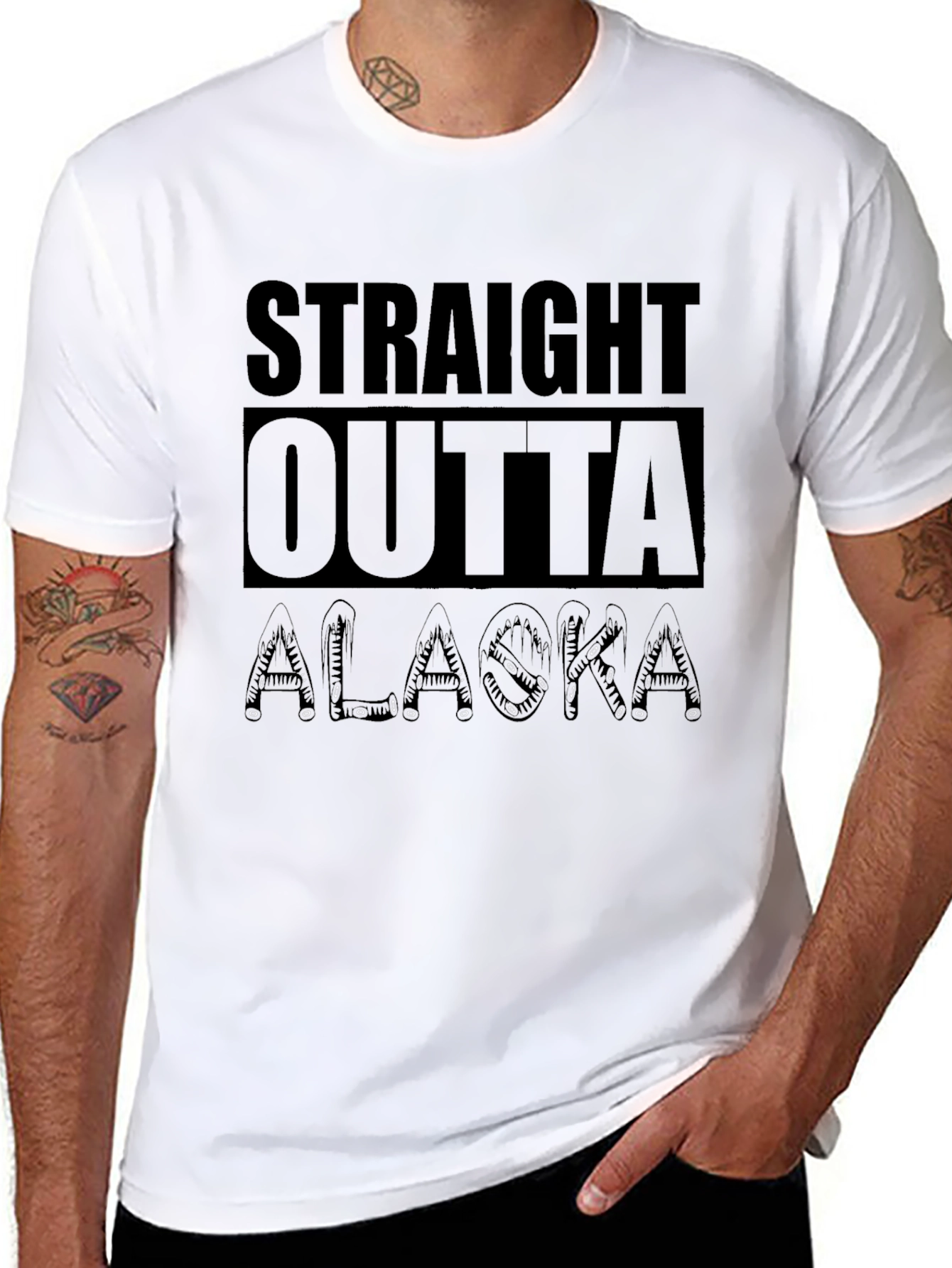 Straight Outta Alaska Graphic Tee