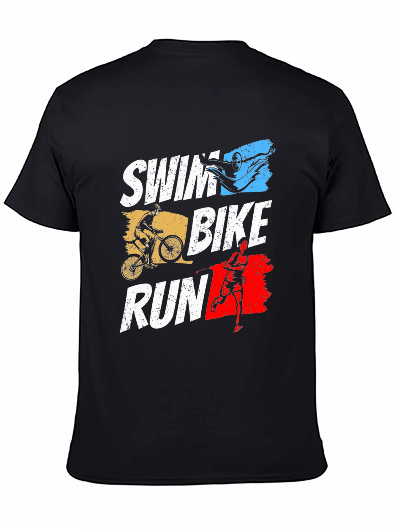 Triathlon Graphic T-Shirt - Swim Bike Run