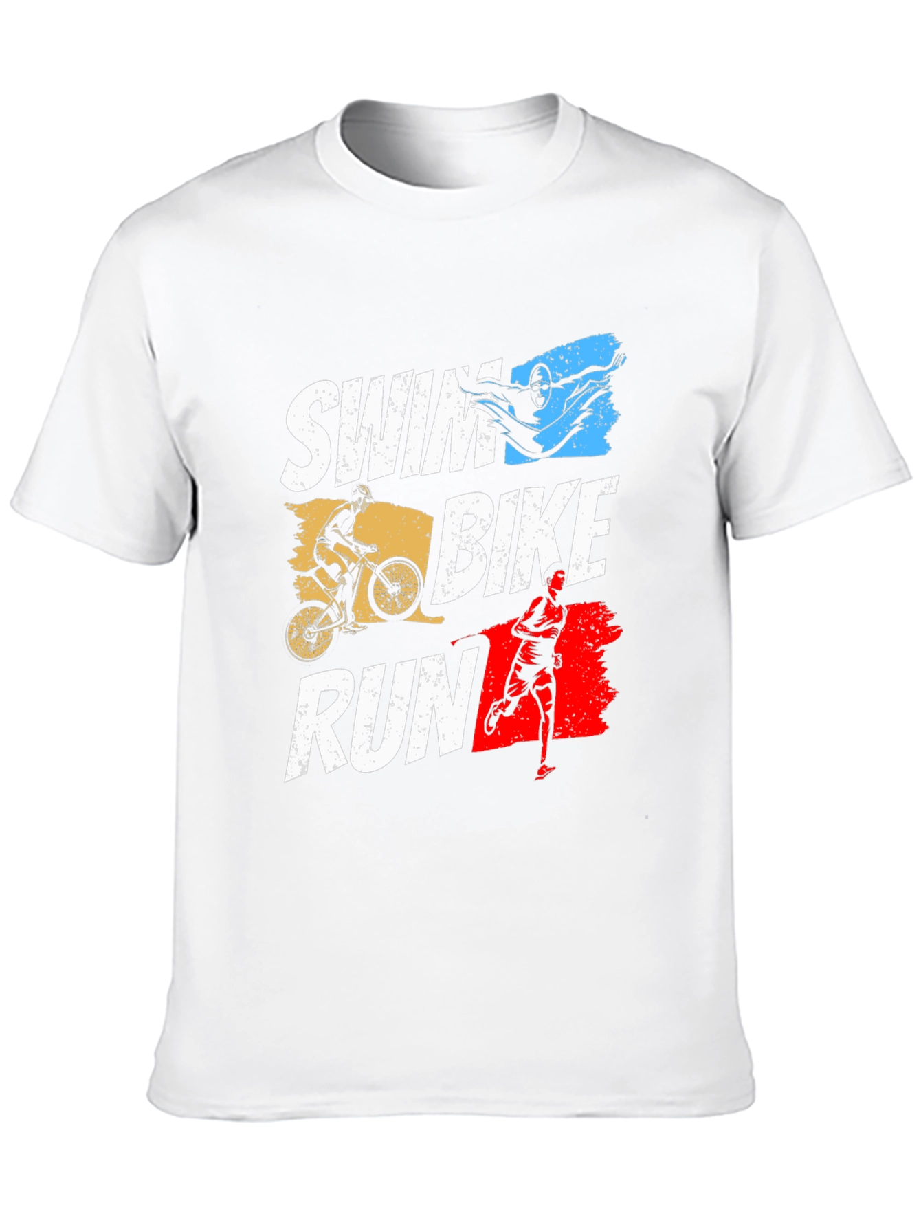 Triathlon Graphic T-Shirt - Swim Bike Run