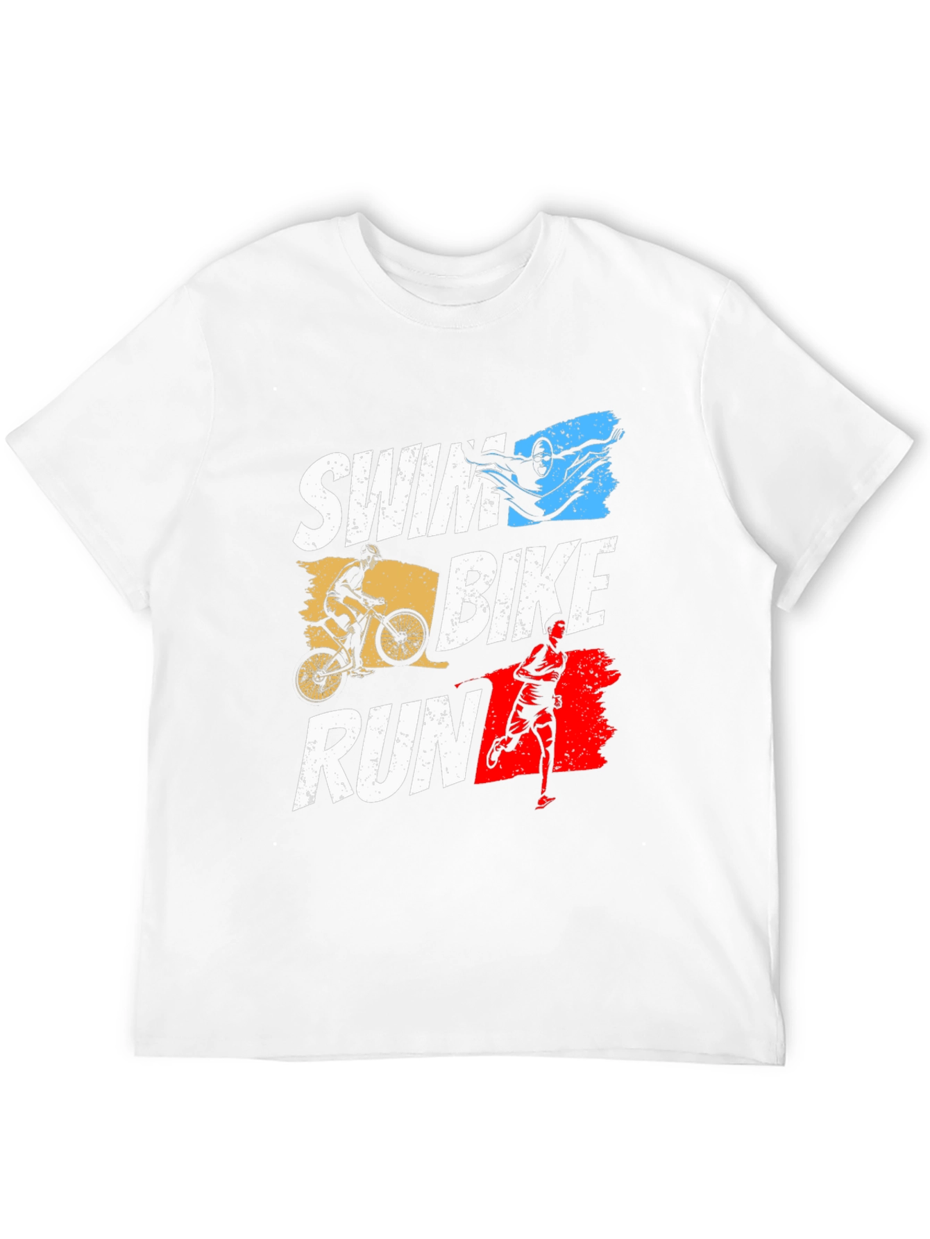 Triathlon Graphic T-Shirt - Swim Bike Run
