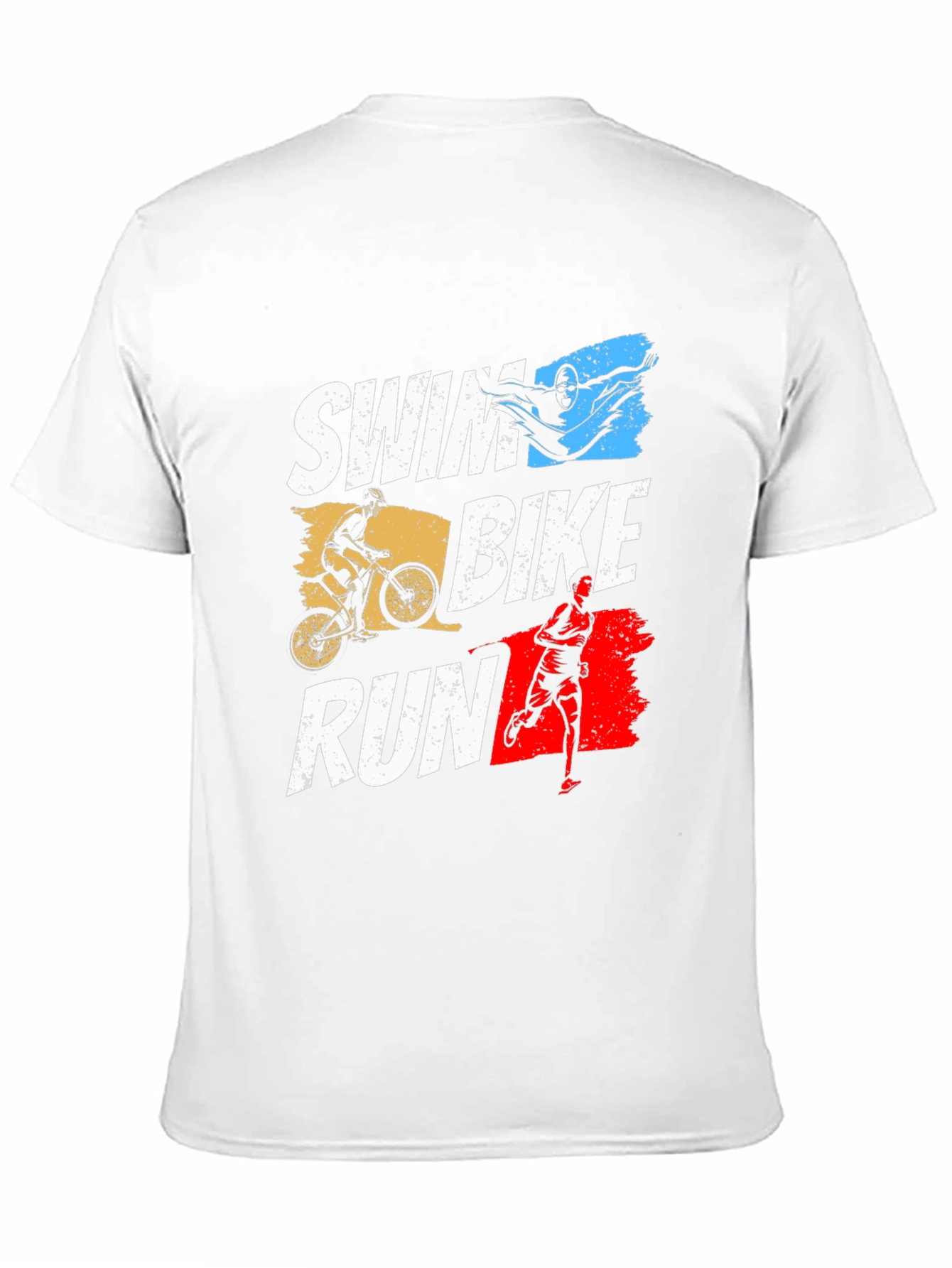 Triathlon Graphic T-Shirt - Swim Bike Run