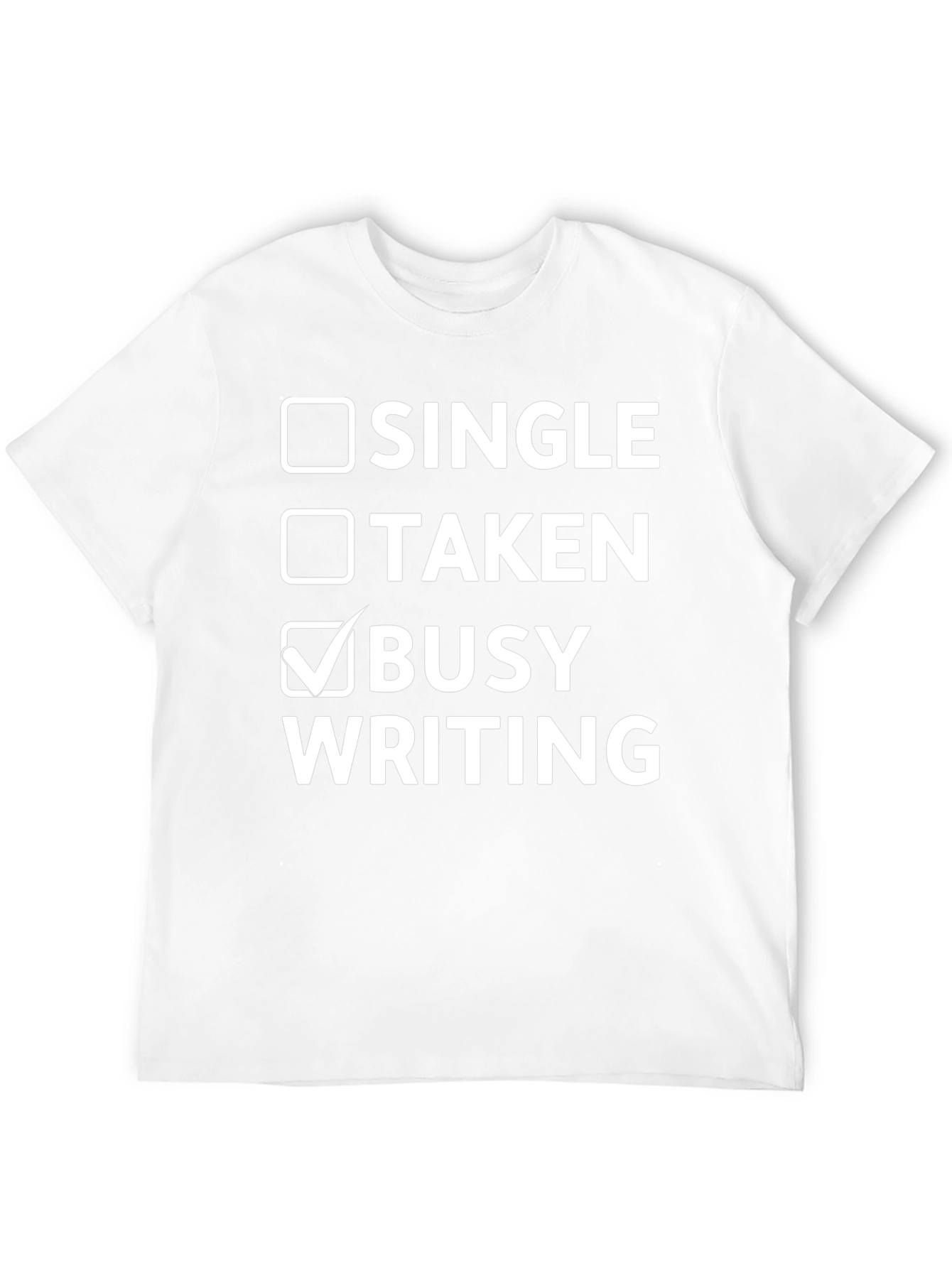 Busy Writing Novelty T-Shirt