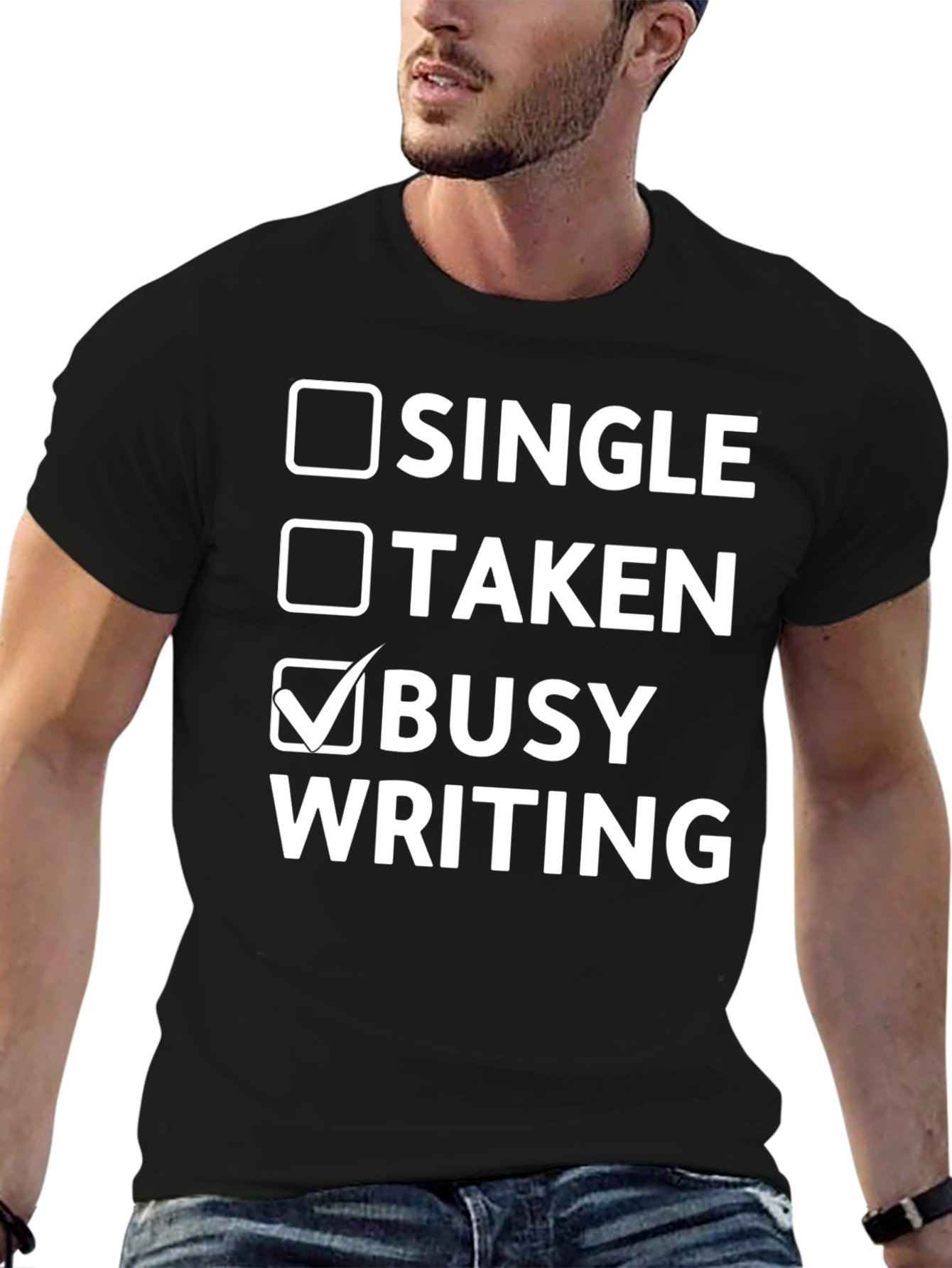 Busy Writing Novelty T-Shirt