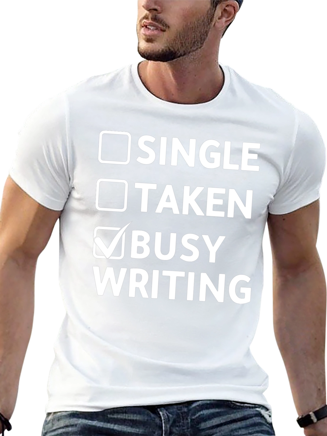 Busy Writing Novelty T-Shirt