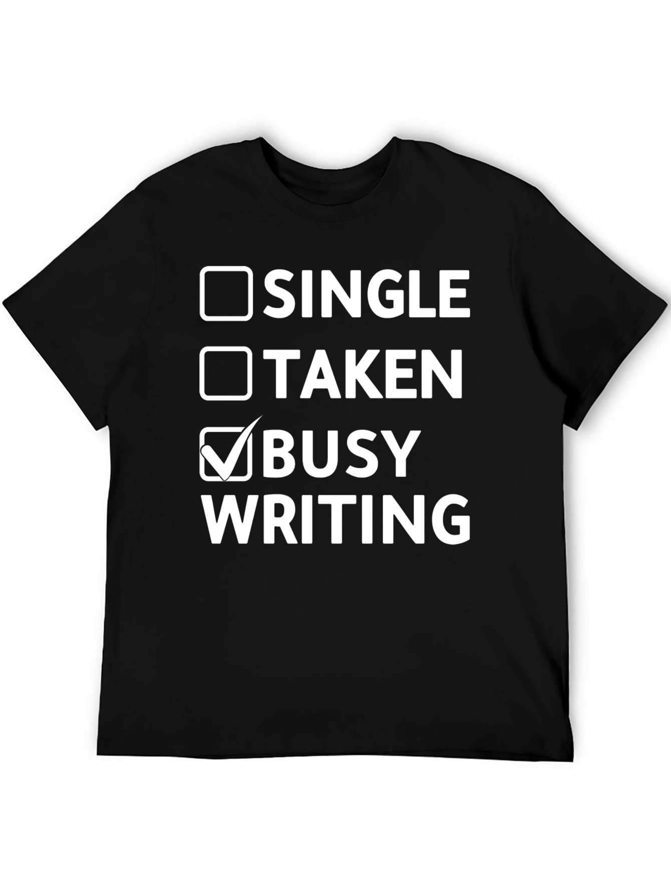 Busy Writing Novelty T-Shirt
