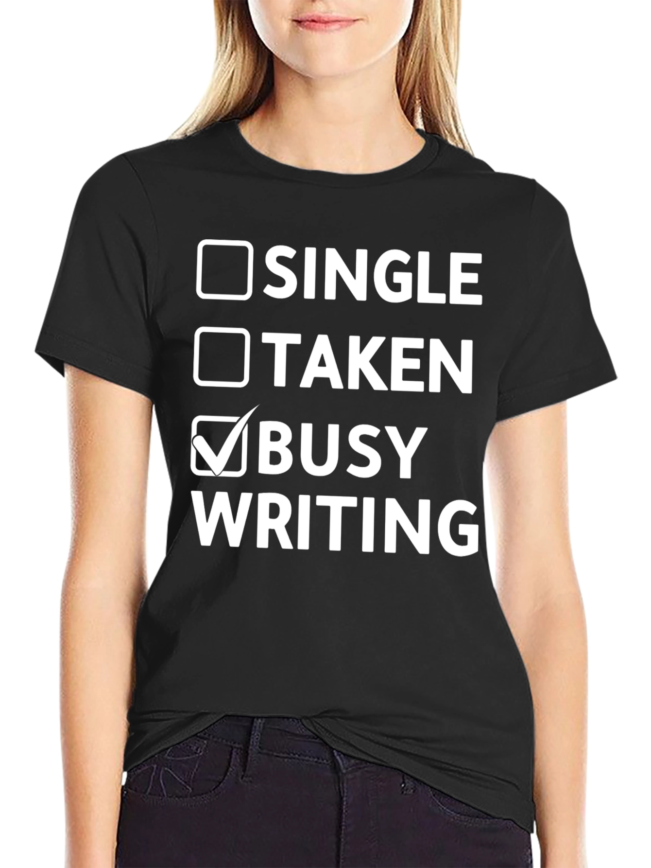 Busy Writing Novelty T-Shirt