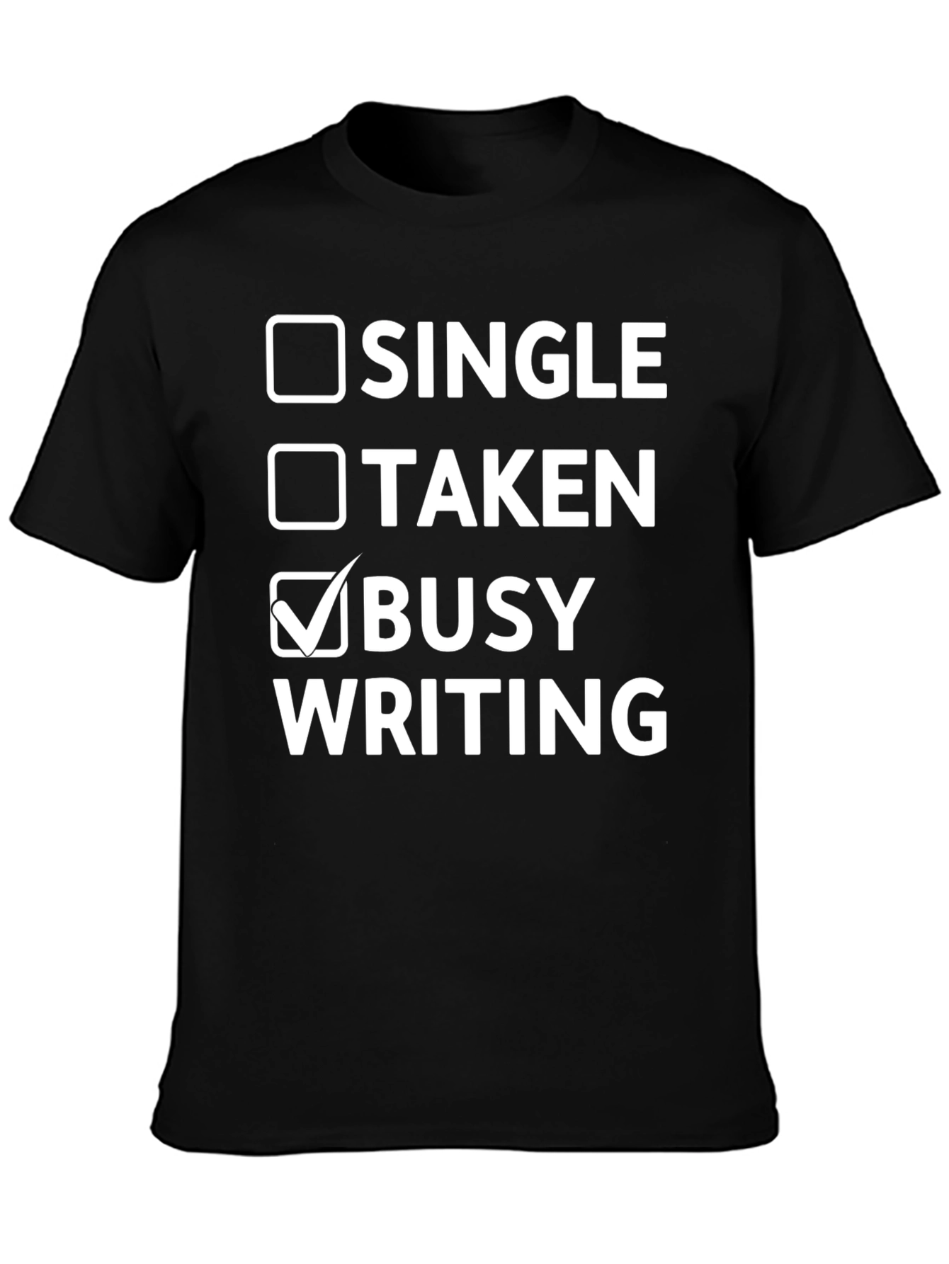 Busy Writing Novelty T-Shirt