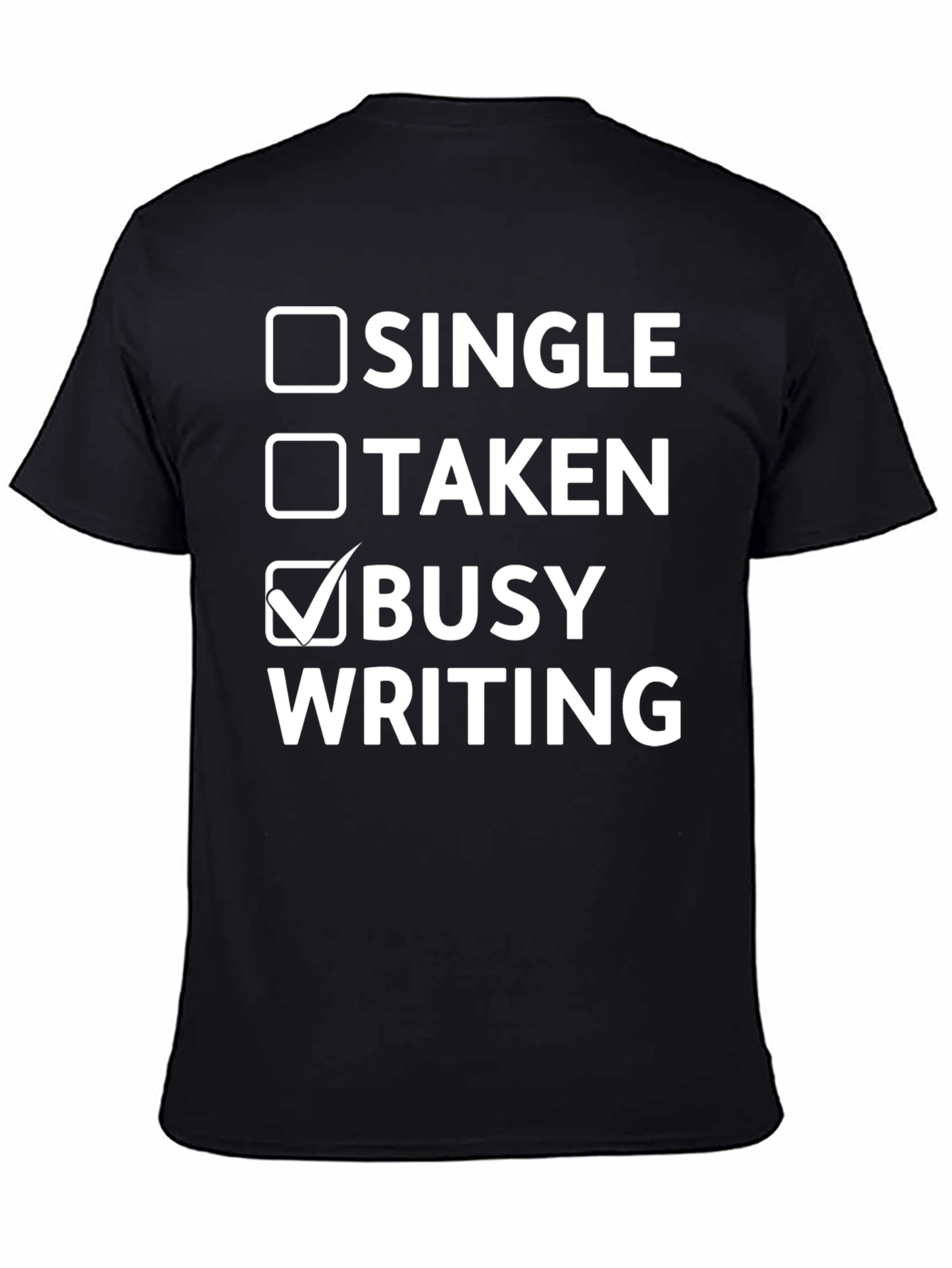 Busy Writing Novelty T-Shirt