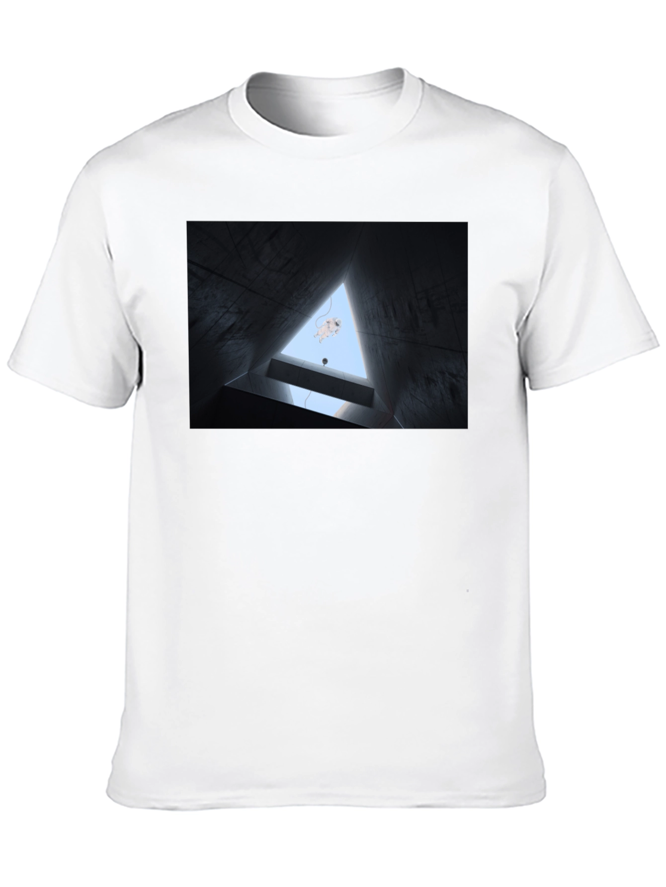 Abstract Art Black Tee - Unique Design