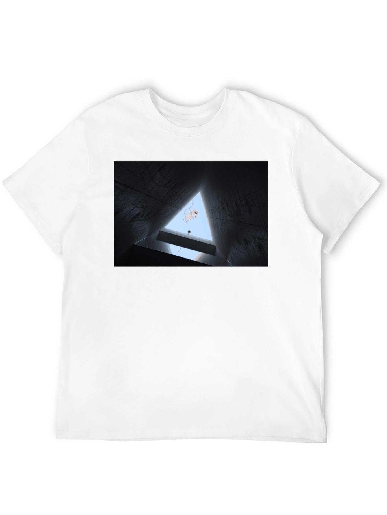 Abstract Art Black Tee - Unique Design