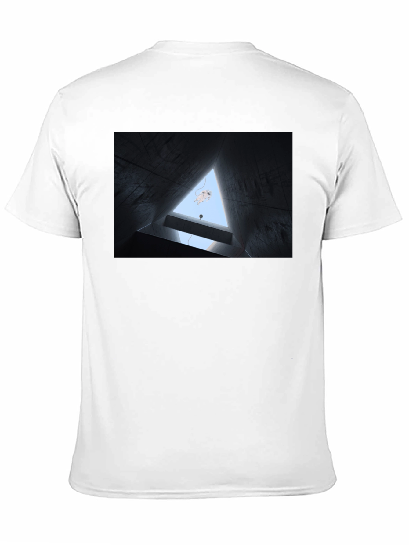 Abstract Art Black Tee - Unique Design