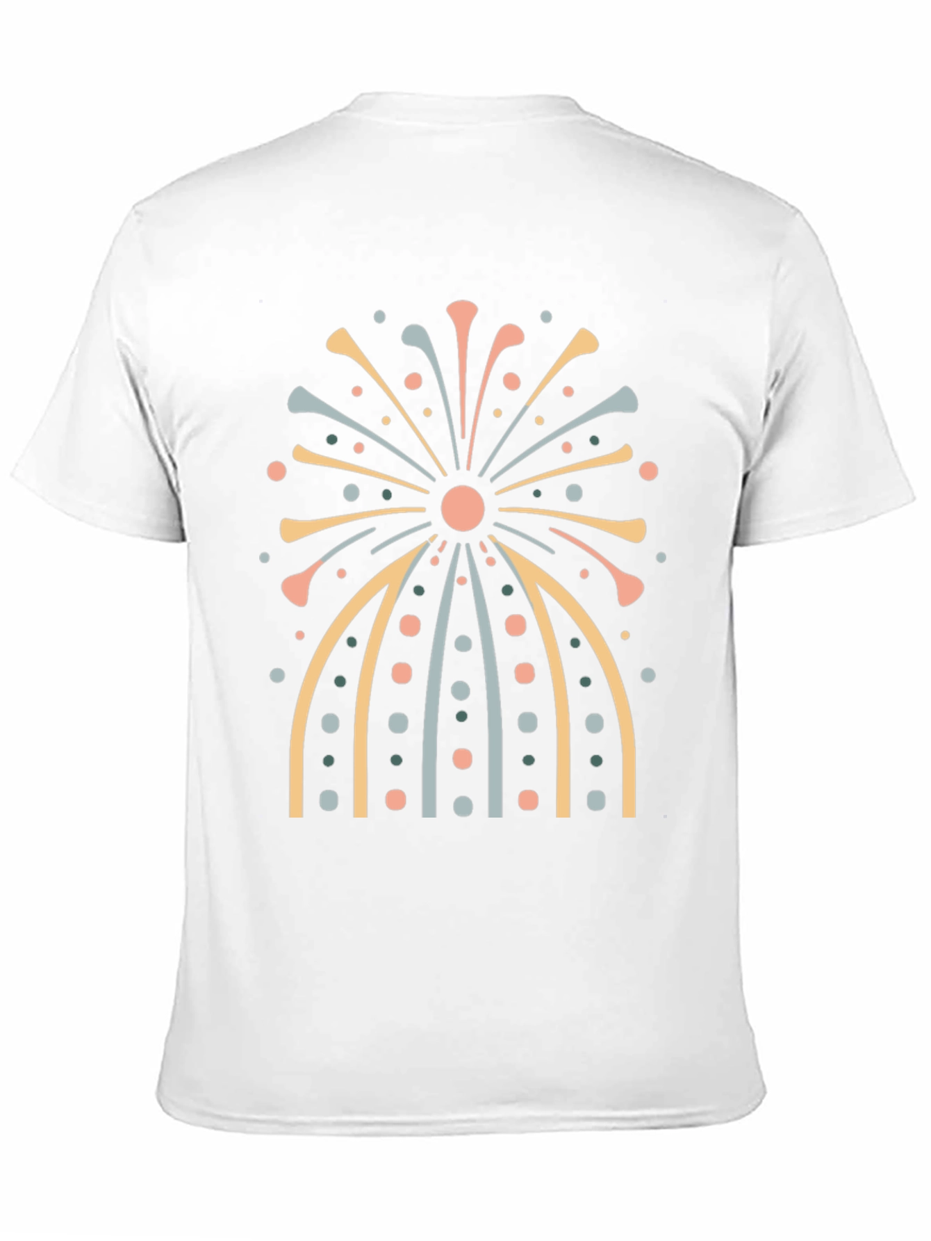 Retro Fireworks Graphic Tee - Stylish Comfort
