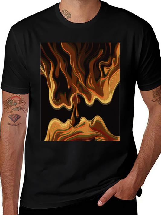 Abstract Faces Graphic Tee - Modern Art Shirt
