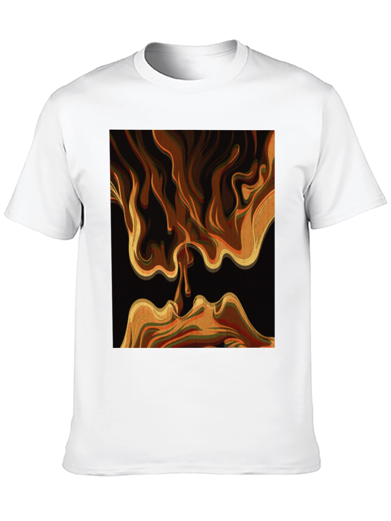 Abstract Faces Graphic Tee - Modern Art Shirt