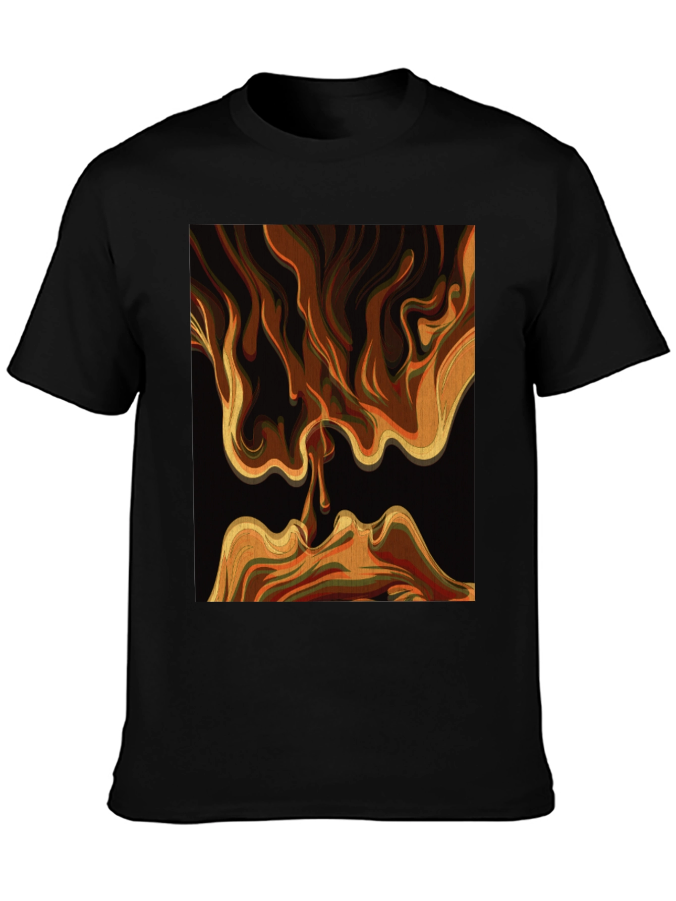 Abstract Faces Graphic Tee - Modern Art Shirt