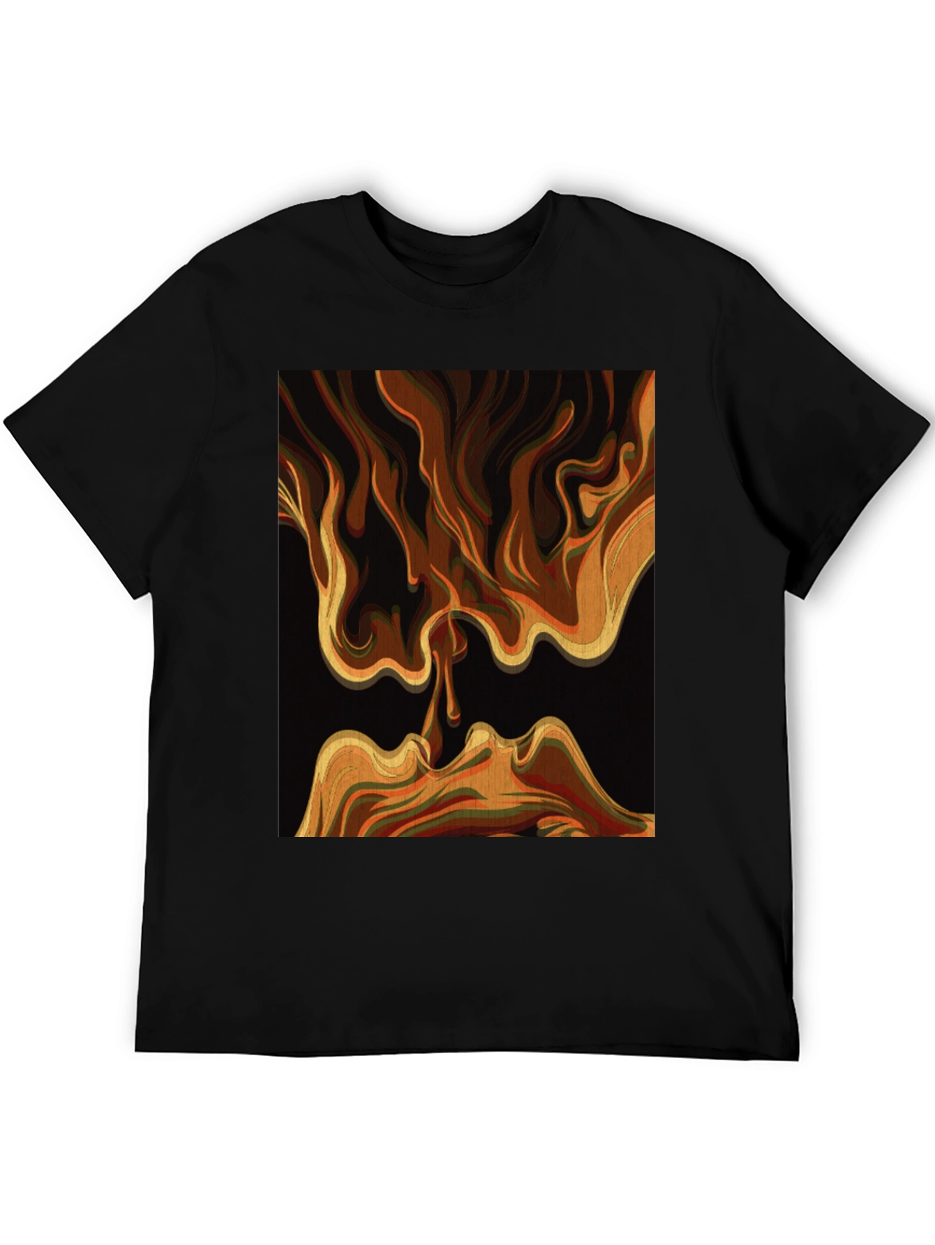 Abstract Faces Graphic Tee - Modern Art Shirt