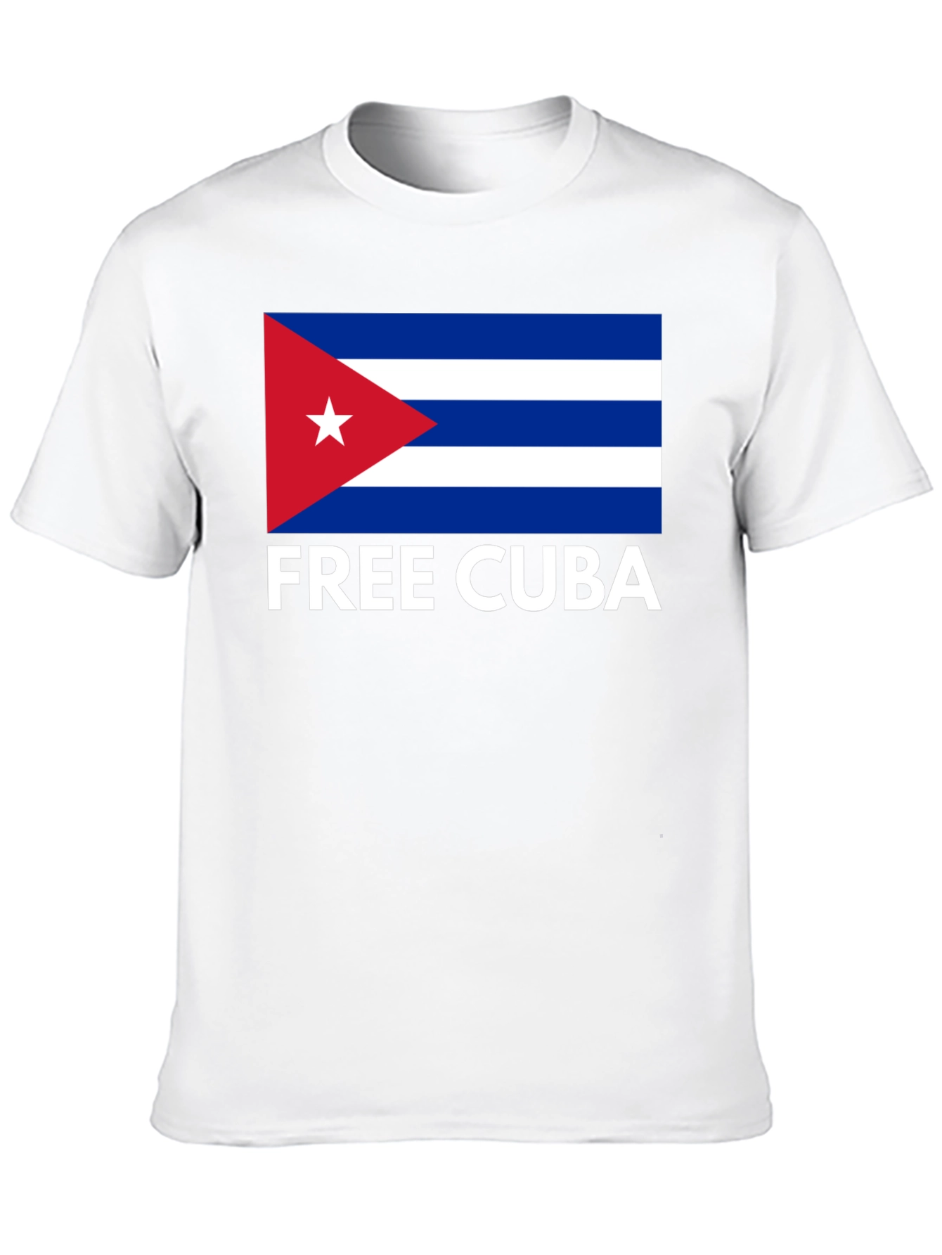 Free Cuba T-Shirt - Cuba Flag Tee