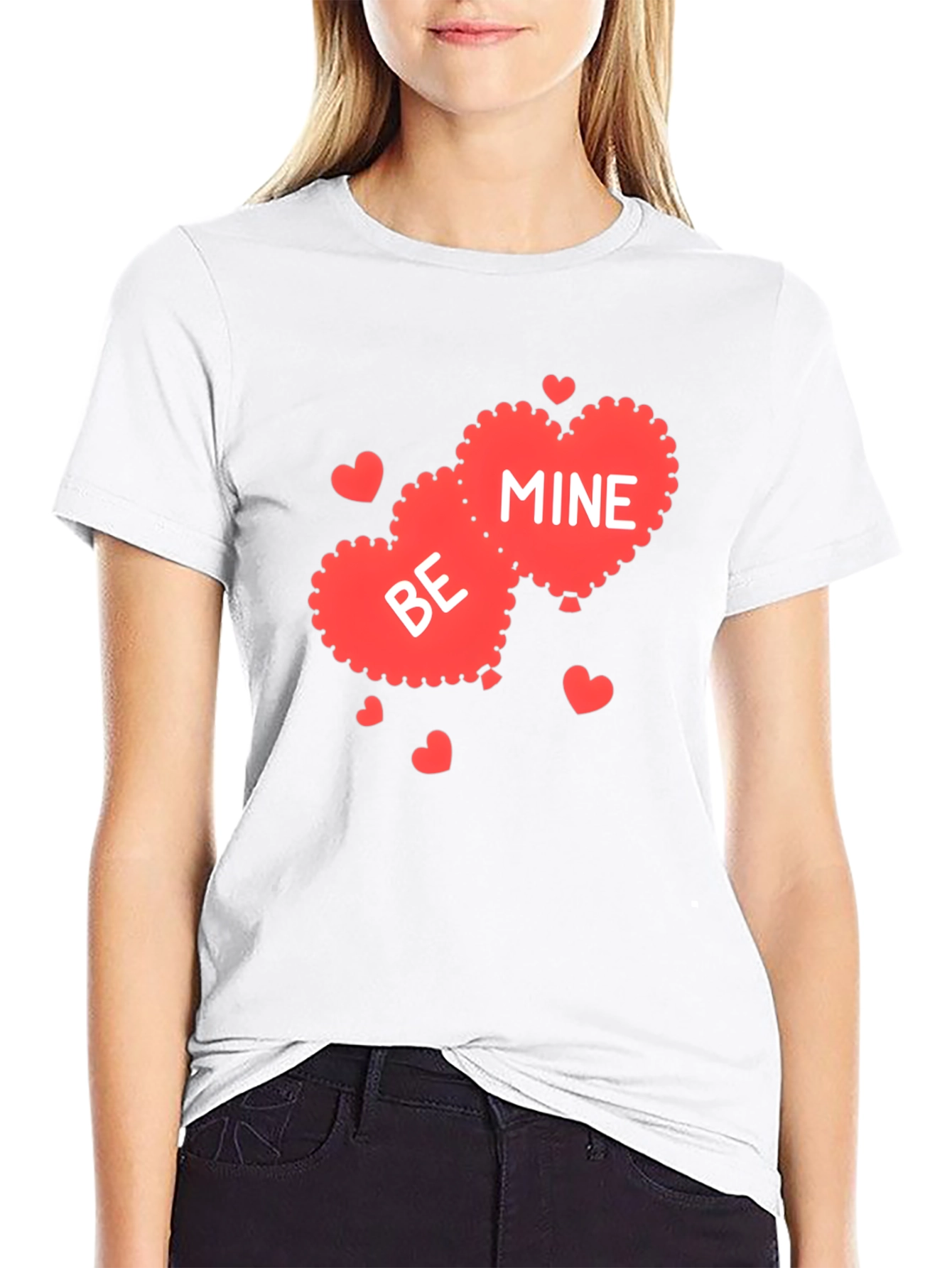 Be Mine Valentines Day Graphic T-Shirt