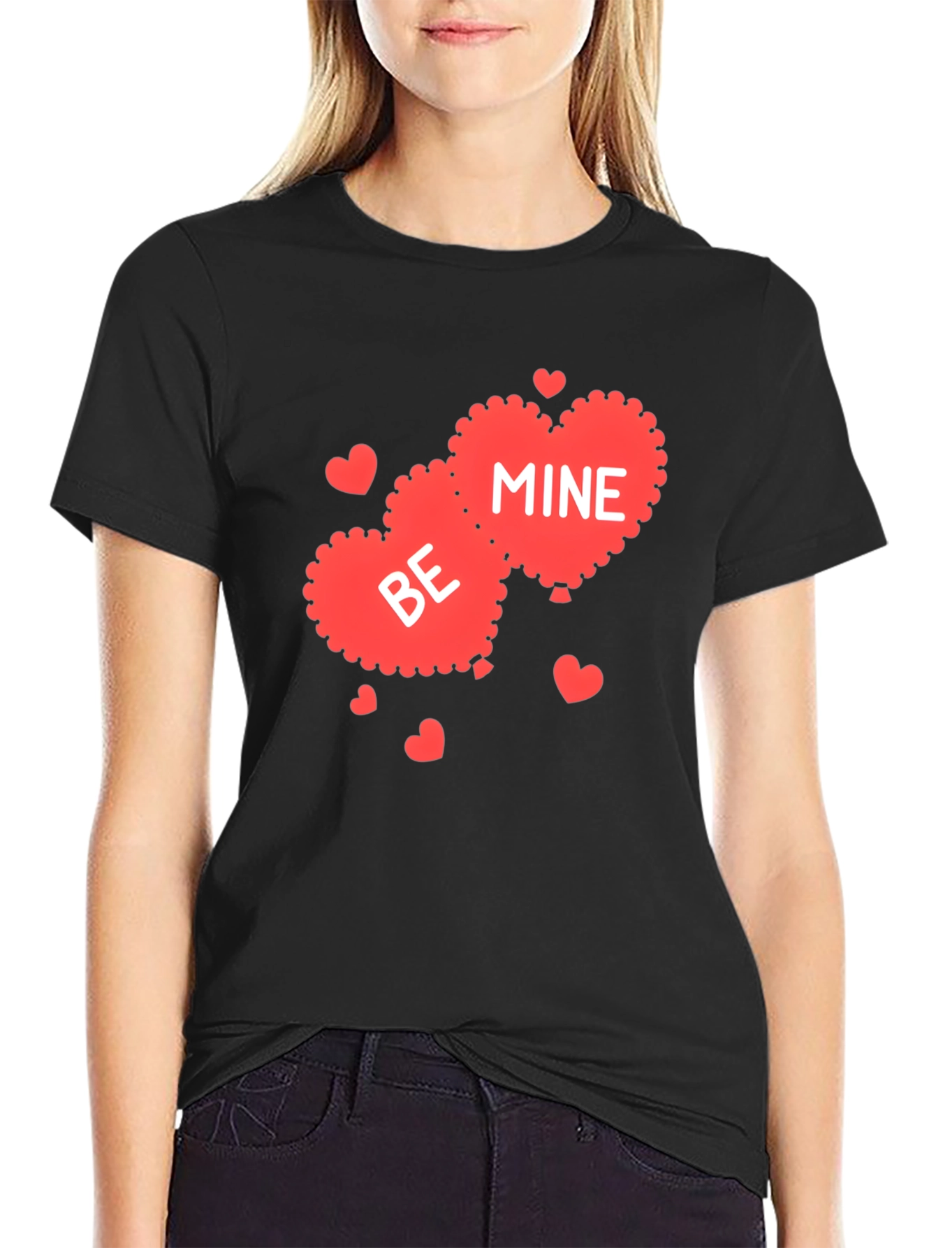 Be Mine Valentines Day Graphic T-Shirt