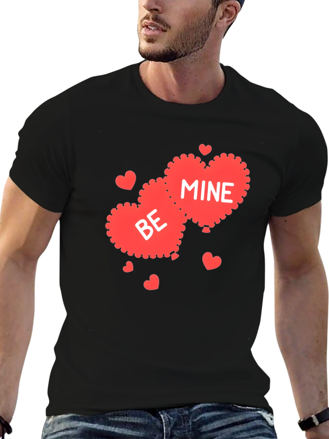 Be Mine Valentines Day Graphic T-Shirt