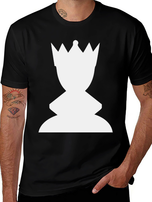 Chess Queen Graphic Tee - Bold Design