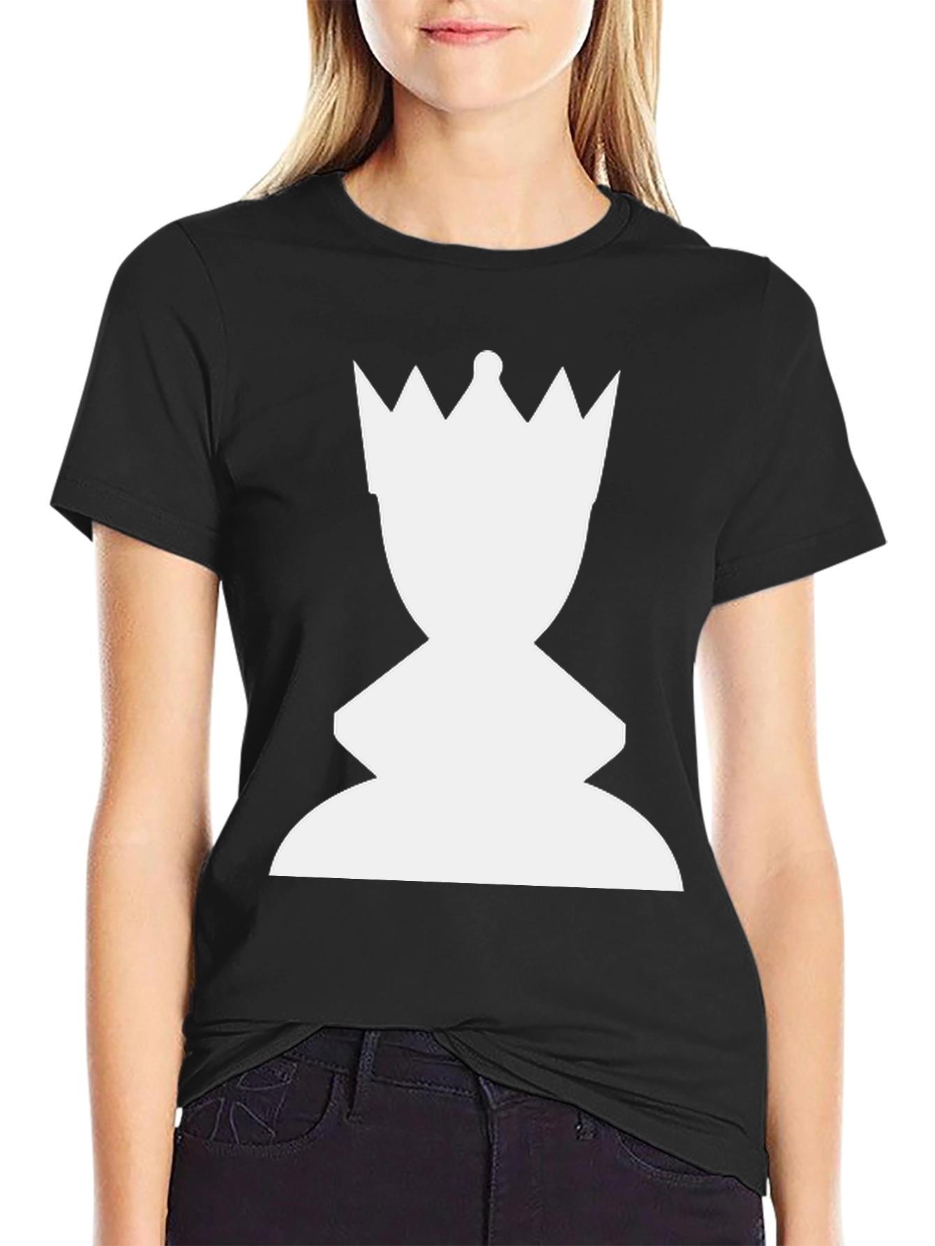 Chess Queen Graphic Tee - Bold Design