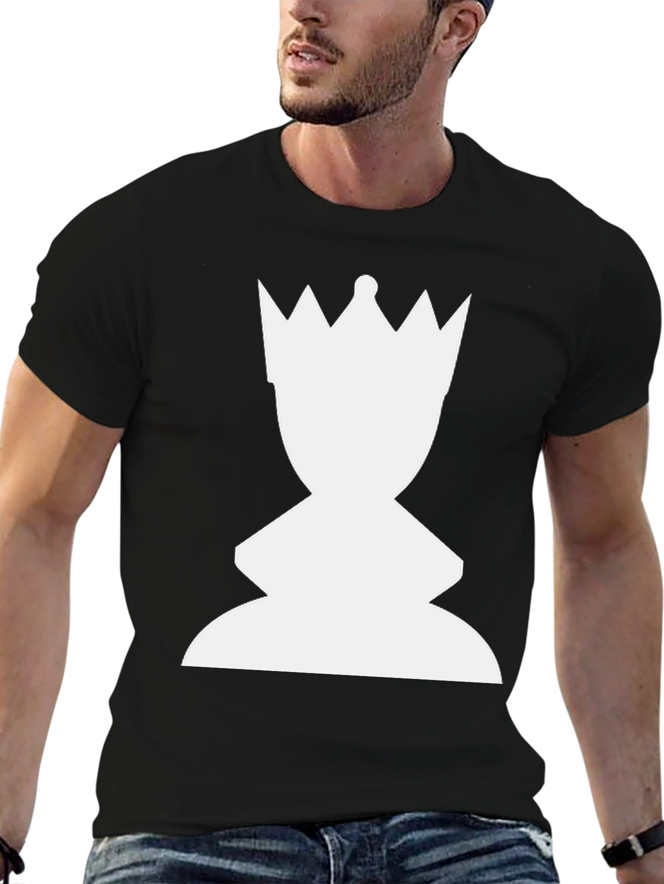 Chess Queen Graphic Tee - Bold Design
