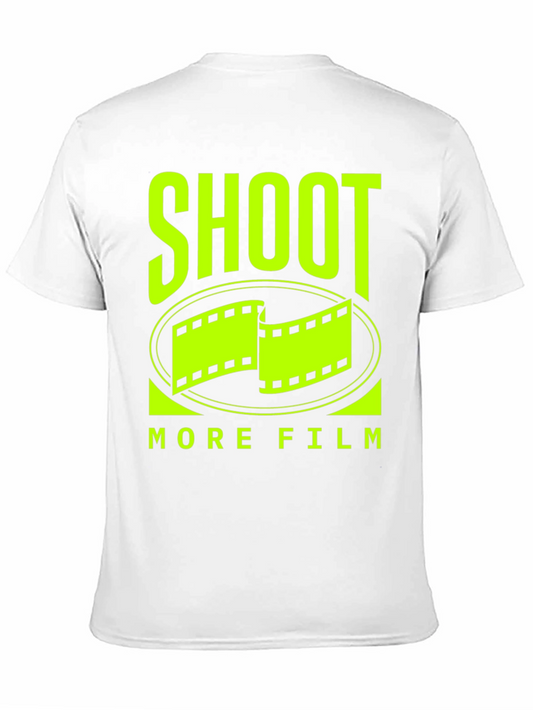Shoot More Film T-Shirt - Retro Movie Lover Tee