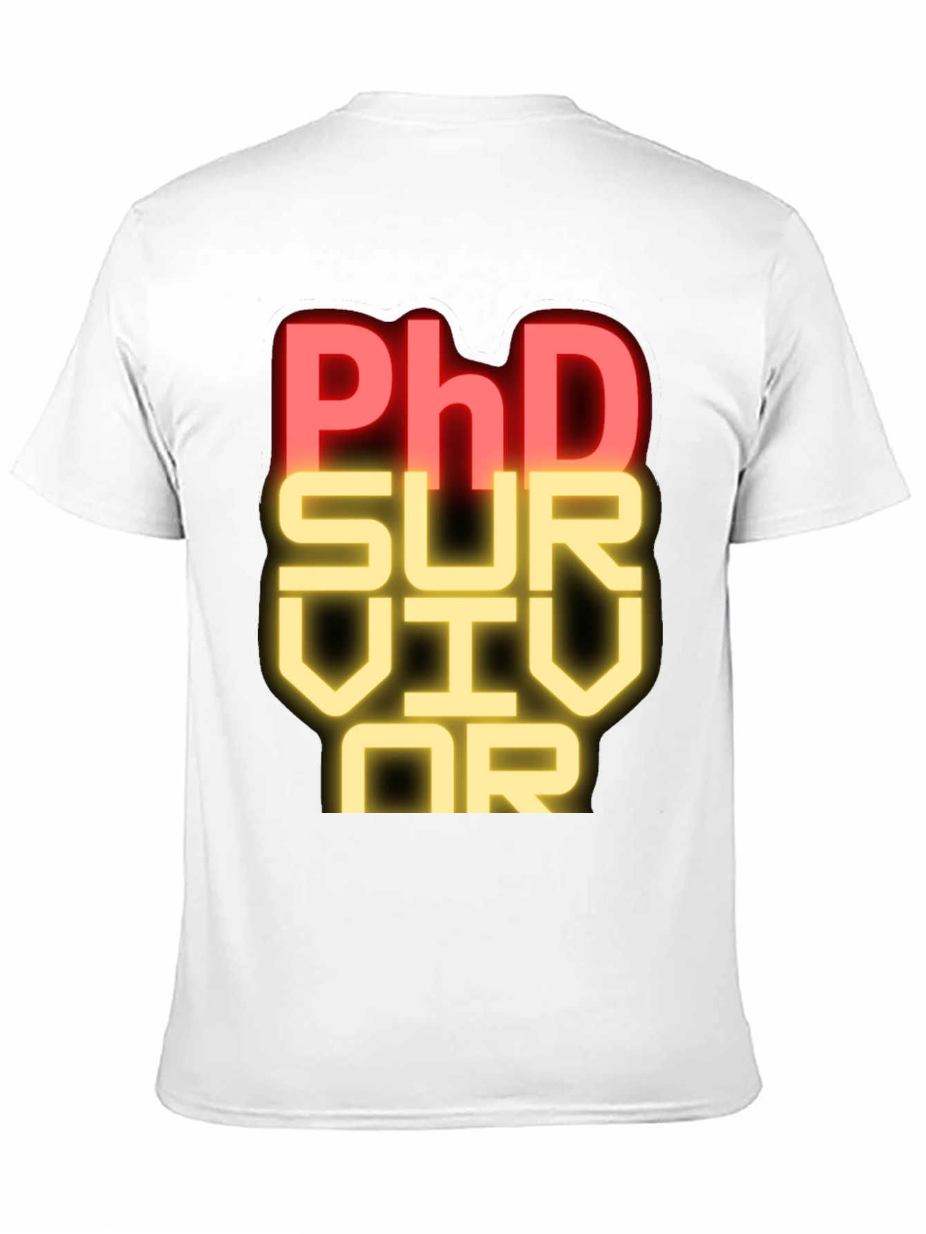 PhD Survivor T-Shirt - Funny Academic Graduation Tee