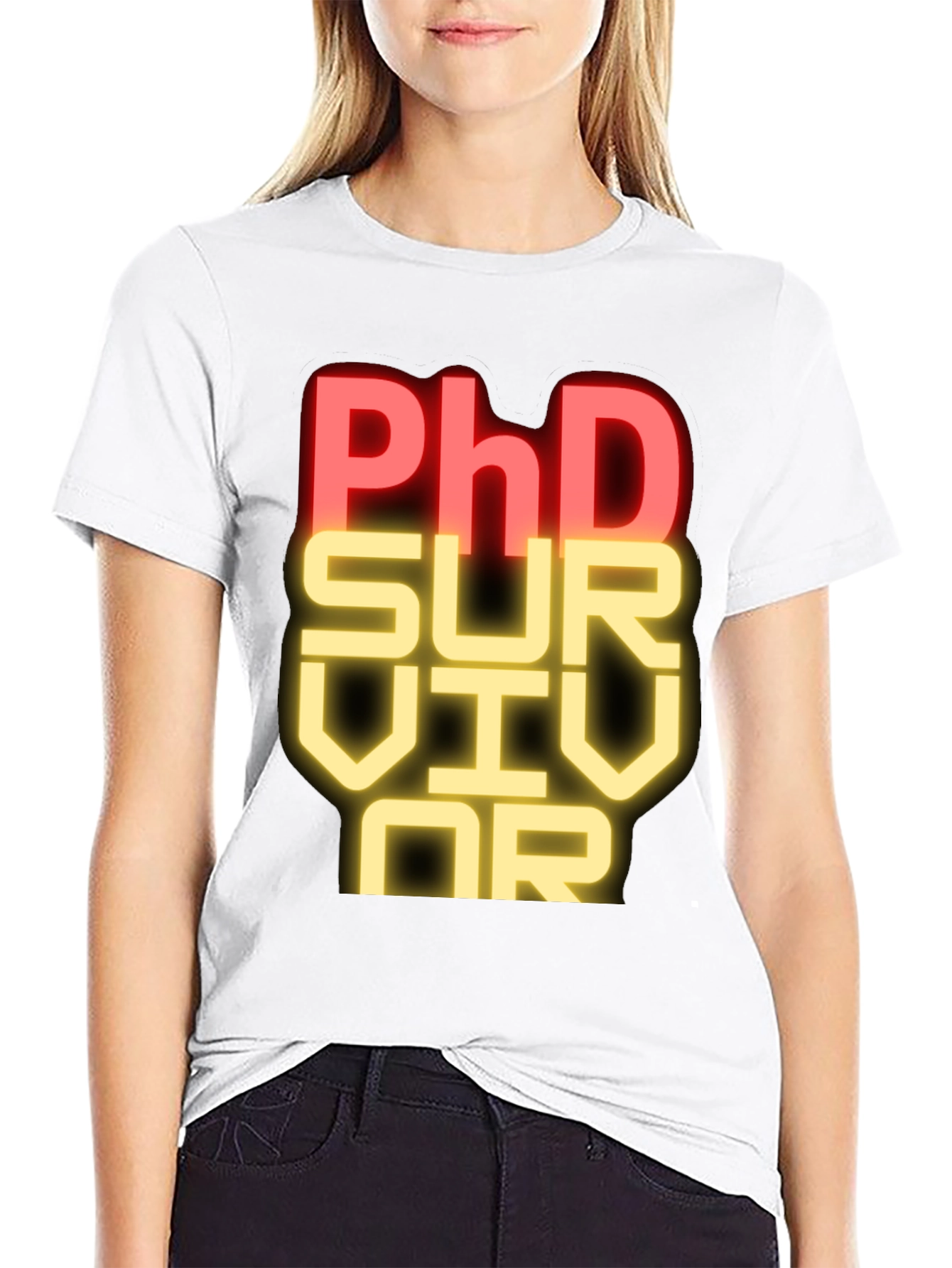 PhD Survivor T-Shirt - Funny Academic Graduation Tee